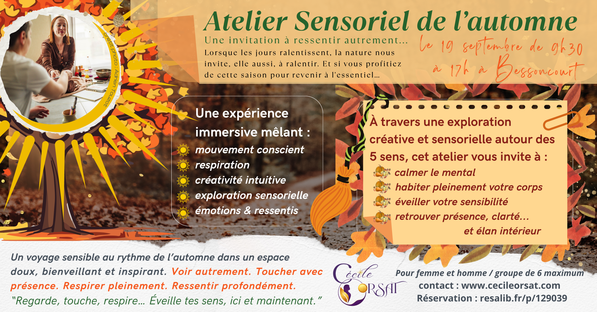 Atelier sensoriel automne